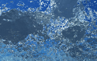 The sky which I looked at from all over the sea (a cloud is rather much), and it was made in 3D Render.