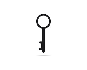 Key vector icon illustration template design 