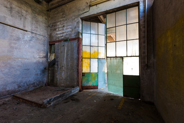Fototapeta na wymiar Urban exploration / Abandoned paper mill