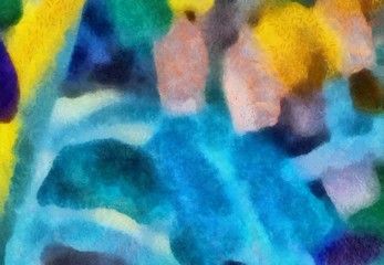 Grunge close up oil painting background. Simple design pattern. Drawn texture. Graphic template for wallpaper or different digital products creation. Macro paint strokes.