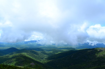 Fototapeta premium clouds over mountains
