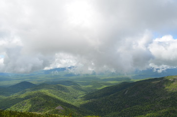 Fototapeta premium mountains and clouds