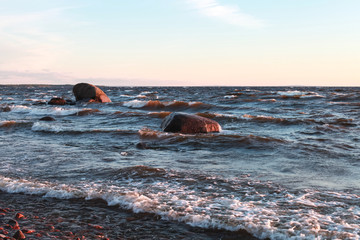 Baltic sea coastal landscape