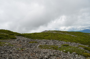 clouds over mountain