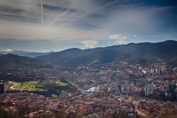 View of Bilbao from Artxanda mountain