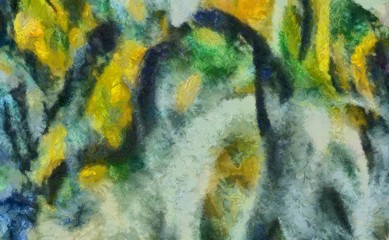 Art oil background, creative design pattern, painting brushstrokes texture, HD wallpaper, colorful splashes and textured artistic elements