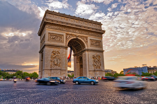 Triumphbogen, Paris. Frankreich
