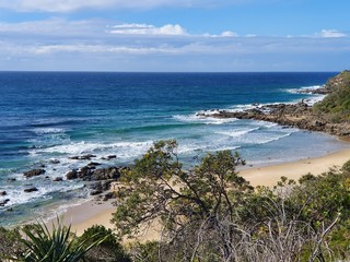 Fototapeta na wymiar Mount Coolum - Hidden beach front on the Sunshine Coast