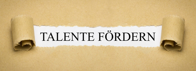 Talente fördern