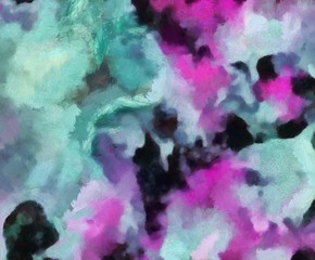 Large colorful splashes of paint on canvas, unique design elements, original grunge texture in very high resolution, deep colors digital background, textured oil template.