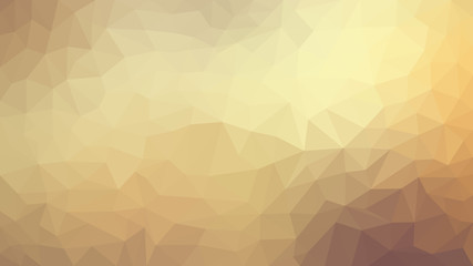 Low polly gradient in Golden shades