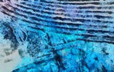 Abstract art painted texture background. Textured oil strokes and splashes on canvas. Simple creativity pattern for design. Close up macro palette in mixed colors. Original grunge backdrop.