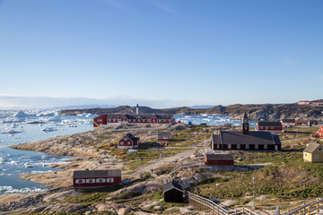 View over Ilulissat, Greenland