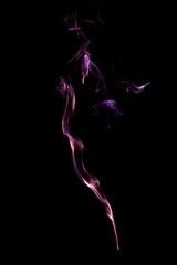 incense smoke illuminated