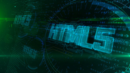 html5 hologram concept