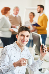 Trainee in business apprenticeship