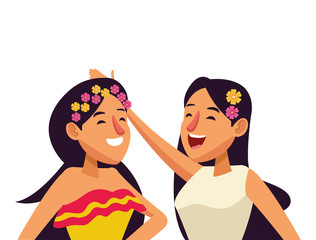 mexican traditional culture icon cartoon