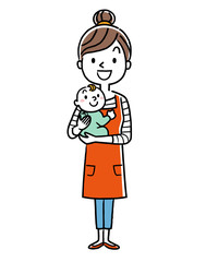子育て中の主婦
