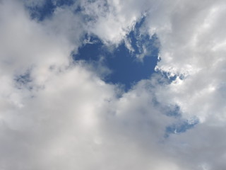 Obraz premium blue sky with clouds