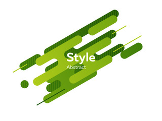 Inclined futuristic yellow abstract element. Abstract modern graphic element. Dynamical colored forms and lines. Isolated gradient geometric lines and dots. Template for design of logo, flyer or slide