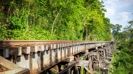 Death railway, Famous tourist attraction in Thailand