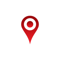 Location pointer logo icon design vector template