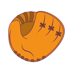 baseball equiment elements icon cartoon