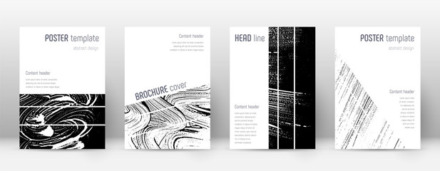 Cover page design template. Geometric brochure lay