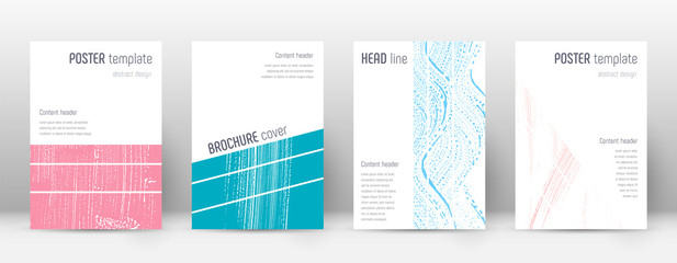 Cover page design template. Geometric brochure lay