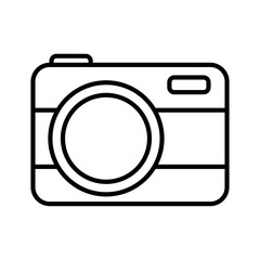 photographic camera device isolated icon