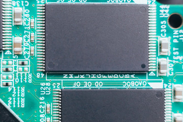 Circuit board repair. Electronic hardware modern technology. Motherboard digital personal computer...