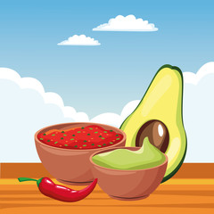 mexican traditional culture icon cartoon