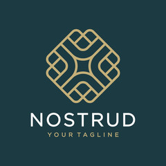 Ornament logo design concept. Universal ornament logo.