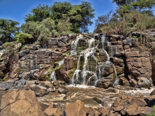 Fototapeta na wymiar Beautiful cascade of Awash waterfalls, Ethiopia