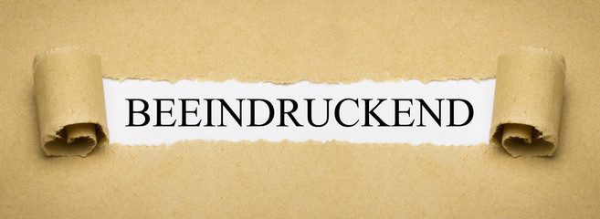 Beeindruckend