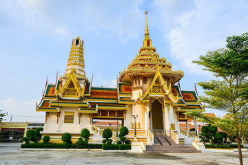 crematory or funeral pyre It is a place for burial Human body. In the ritual of Buddhism,Wat Lat Krabang Bangkok Thailand.