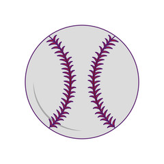 baseball equiment elements icon cartoon