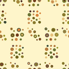 Seamless vector pattern. geometrical background with hand drawn decorative tribal elements. Print with ethnic, folk, traditional motifs. Graphic geometric illustration for wrapping, wallpaper, fabric