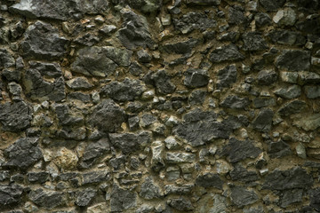 Texture of a stone wall. Muráň Castle, Slovakia.