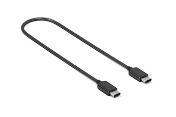 Black usb-c cable