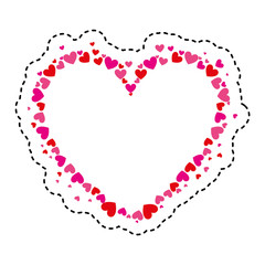 heart icon design, love card