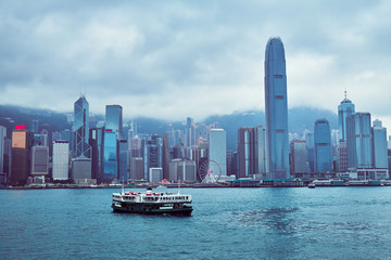 Fototapeta premium Hong Kong skyline