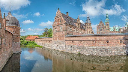 Frederiksborg Castle in Denmark Panoramic Stitch