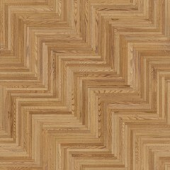 Thin seamless wood parquet texture herringbone light brown