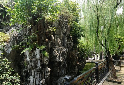 chinese garden in panyu, Guangzhou, China