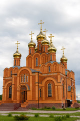Fototapeta na wymiar Achair monastery located in Siberia