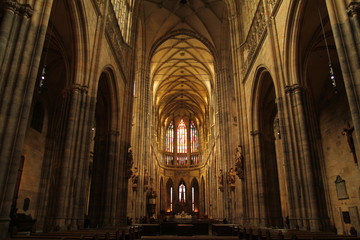 Fototapeta premium interior of an old church