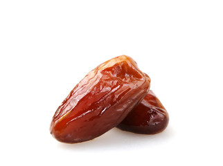 Date Fruit On A White Background