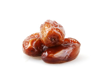 Date Fruit On A White Background