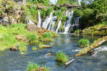 Fototapeta premium Downstream From Waterfall 7